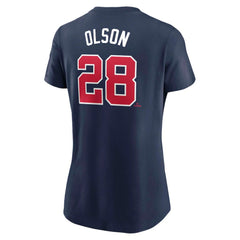 Matt Olson Atlanta Braves Nike Women's Cooperstown Collection Fuse Name & Number T-Shirt - MLB