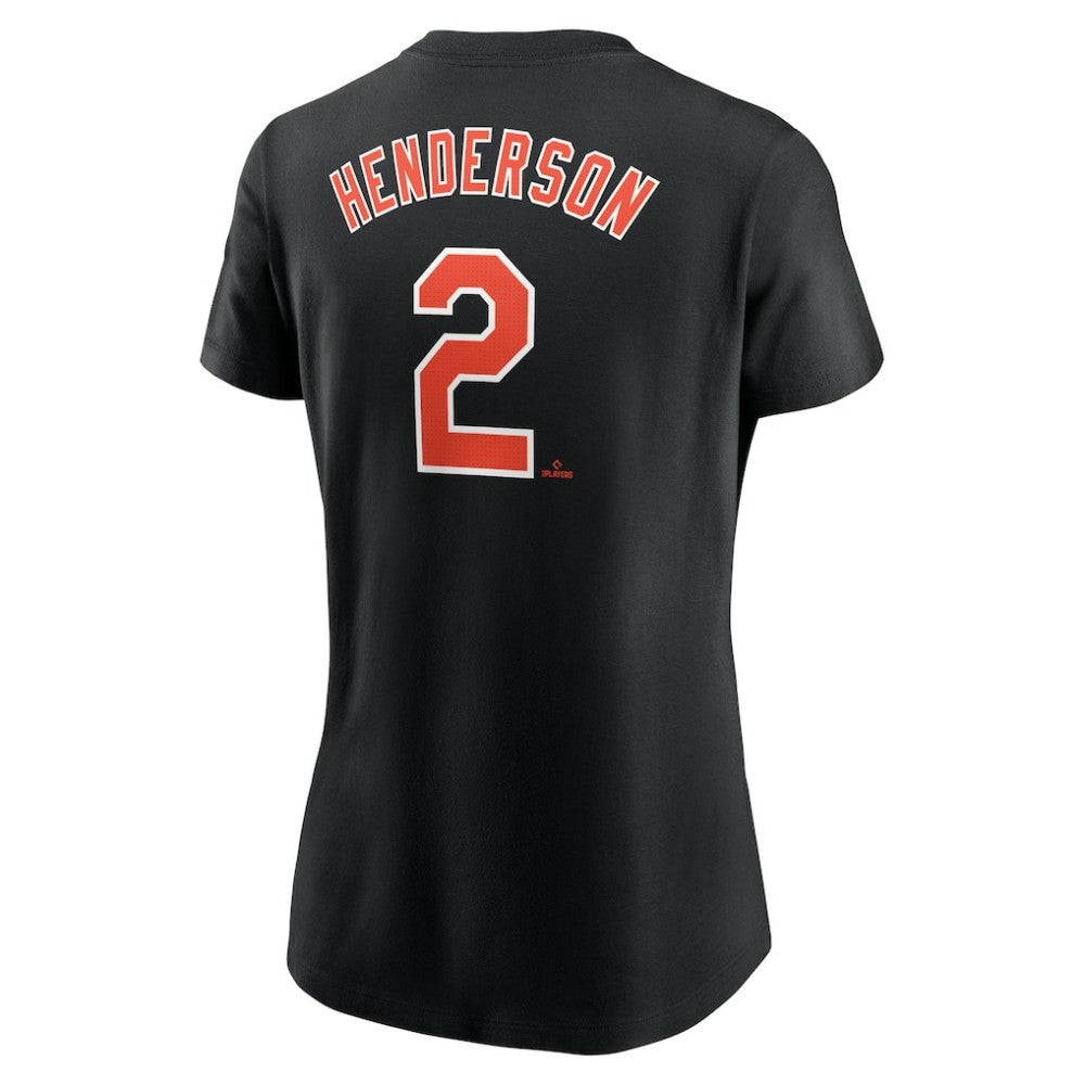 Gunnar Henderson Baltimore Orioles Nike Women's Cooperstown Collection Fuse Name & Number T-Shirt - MLB
