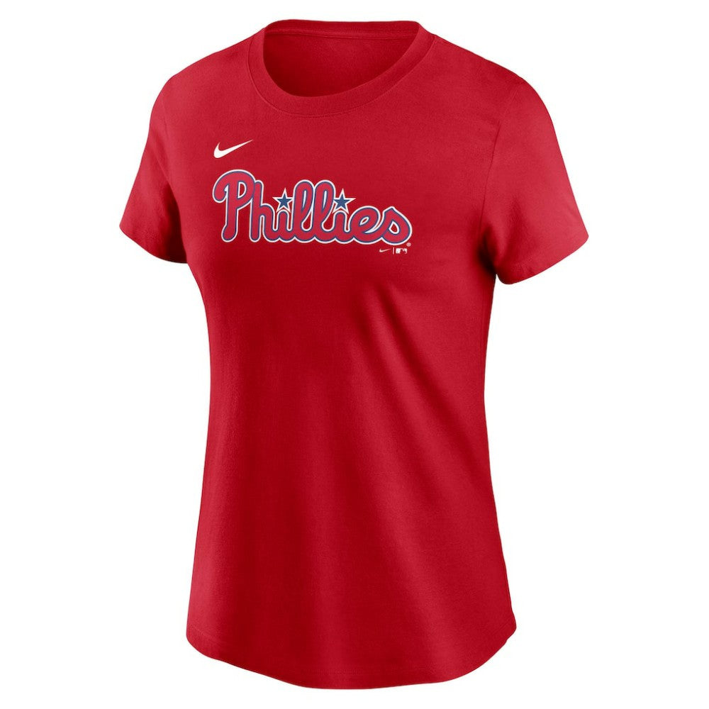 J.T. Realmuto Philadelphia Phillies Nike Women's Cooperstown Collection Fuse Name & Number T-Shirt - MLB