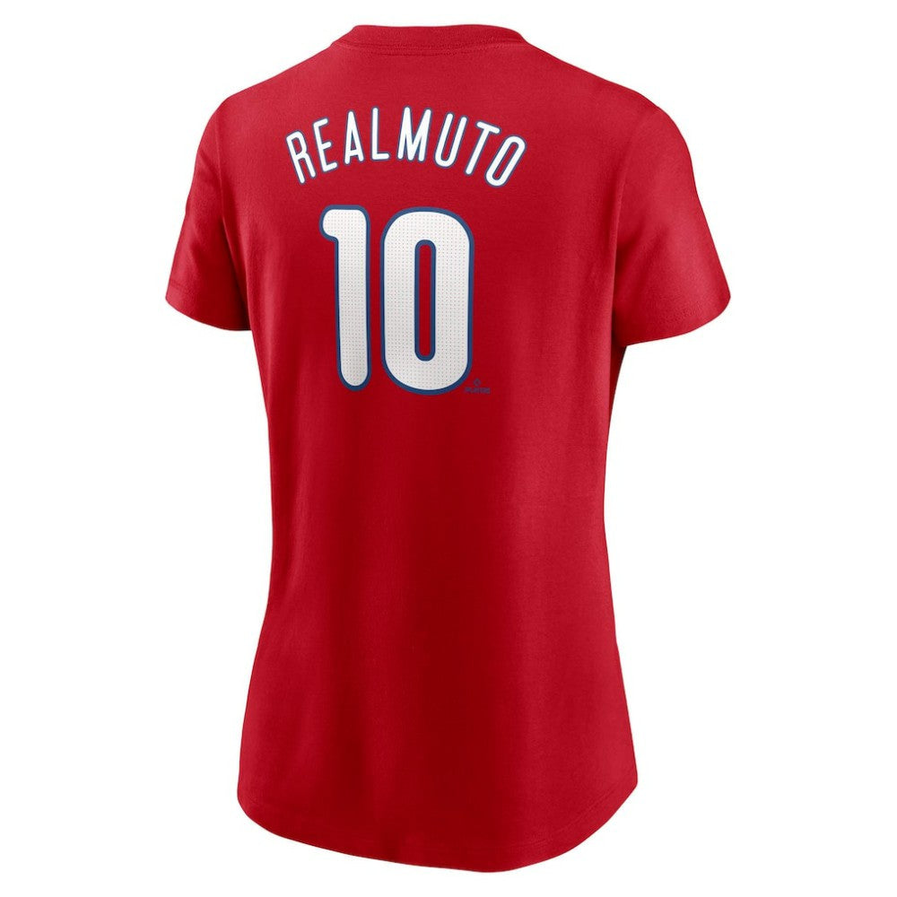 J.T. Realmuto Philadelphia Phillies Nike Women's Cooperstown Collection Fuse Name & Number T-Shirt - MLB