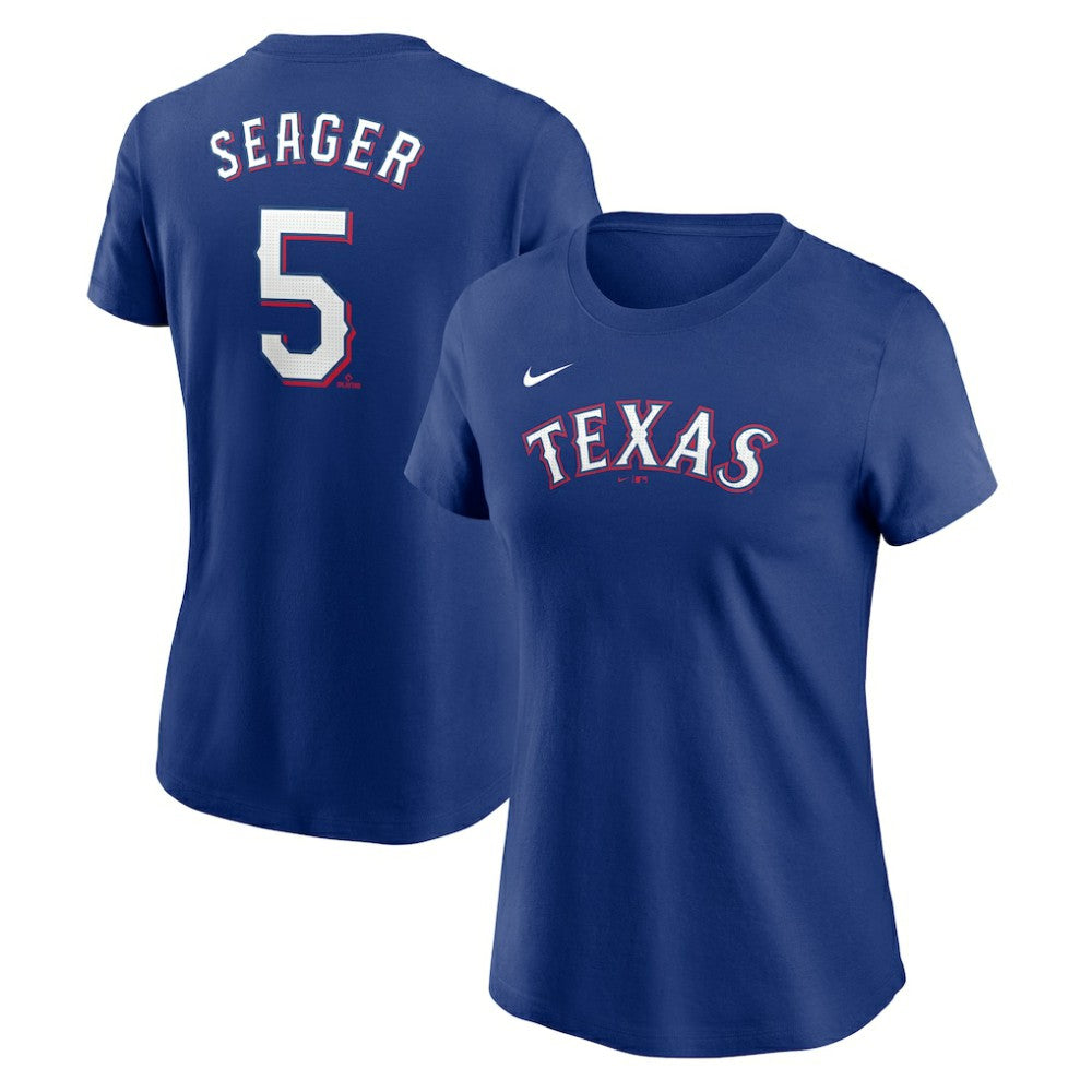Corey Seager Texas Rangers Nike Women's Cooperstown Collection Fuse Name & Number T-Shirt - MLB