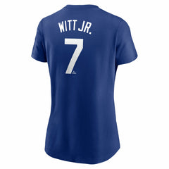 Bobby Witt Jr. Kansas City Royals Nike Women's Cooperstown Collection Fuse Name & Number T-Shirt - MLB