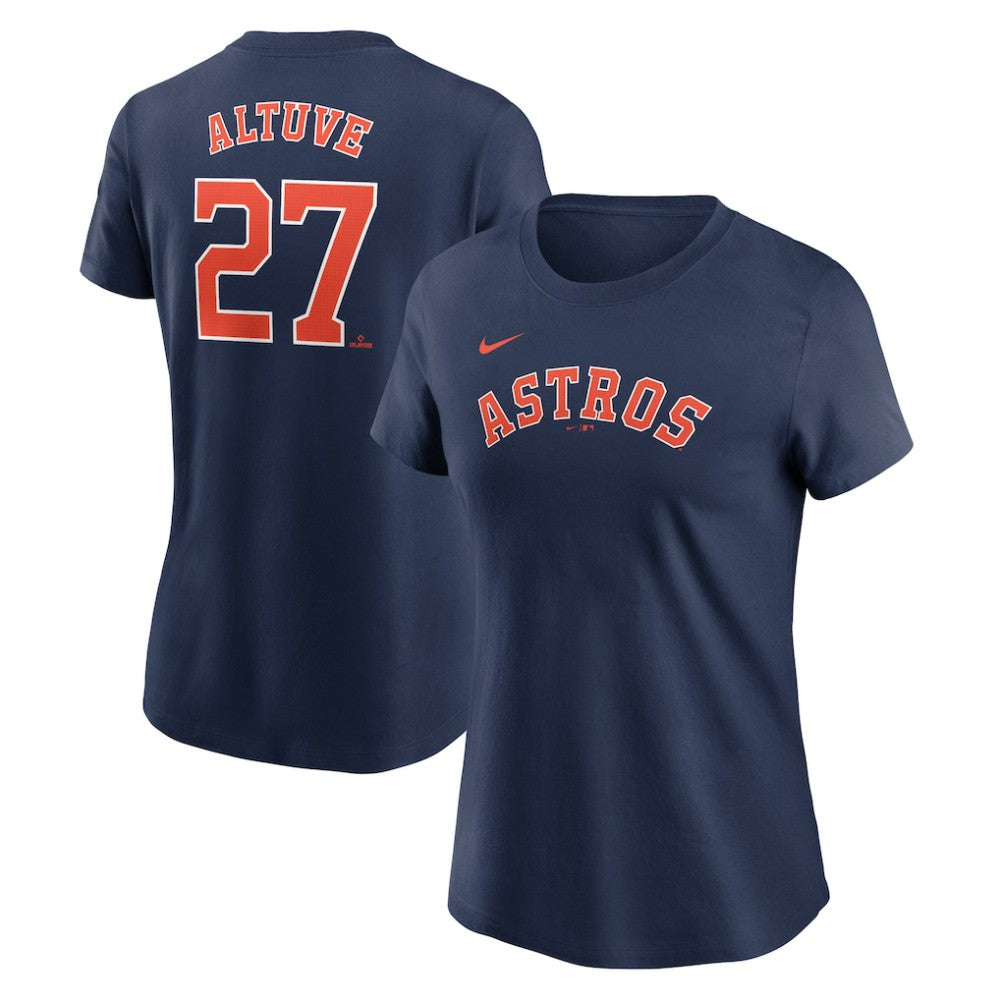 Jose Altuve Houston Astros Nike Women's Cooperstown Collection Fuse Name & Number T-Shirt - MLB