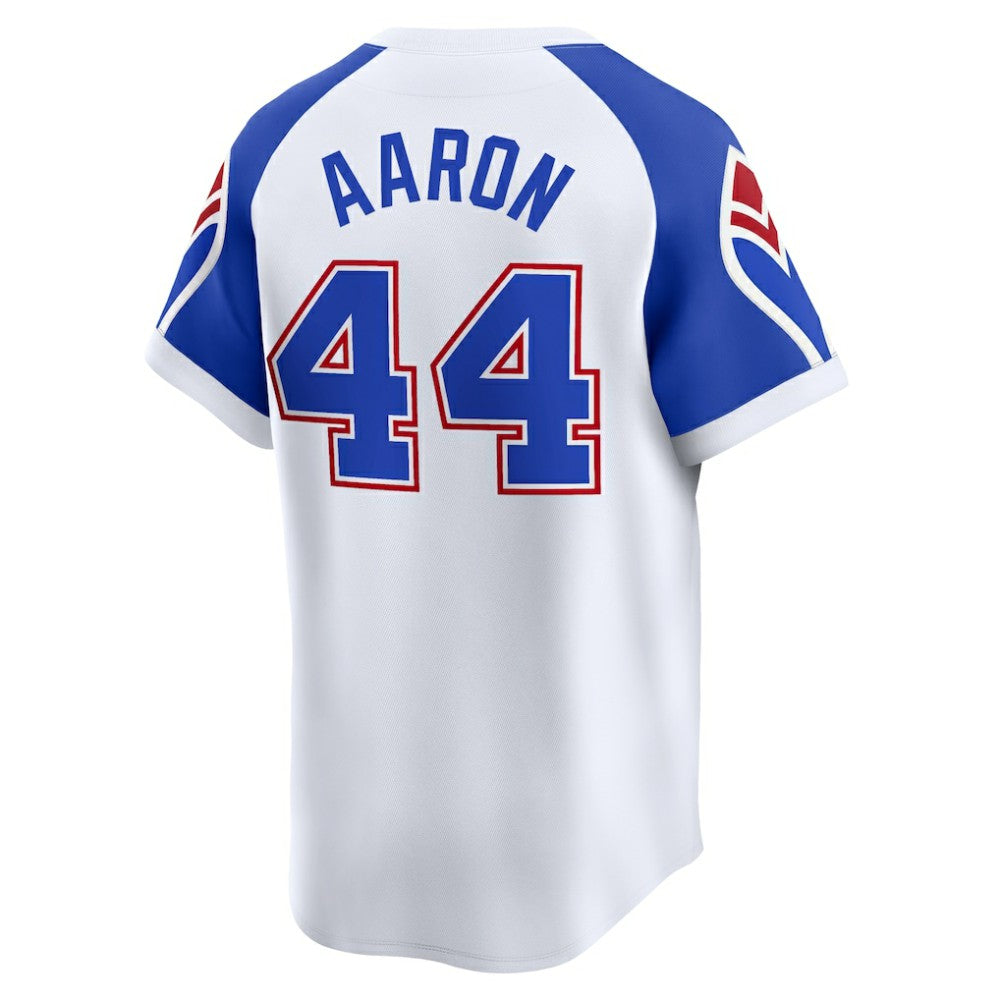 Hank Aaron Atlanta Braves Nike Throwback Cooperstown Limited Jersey - MLB