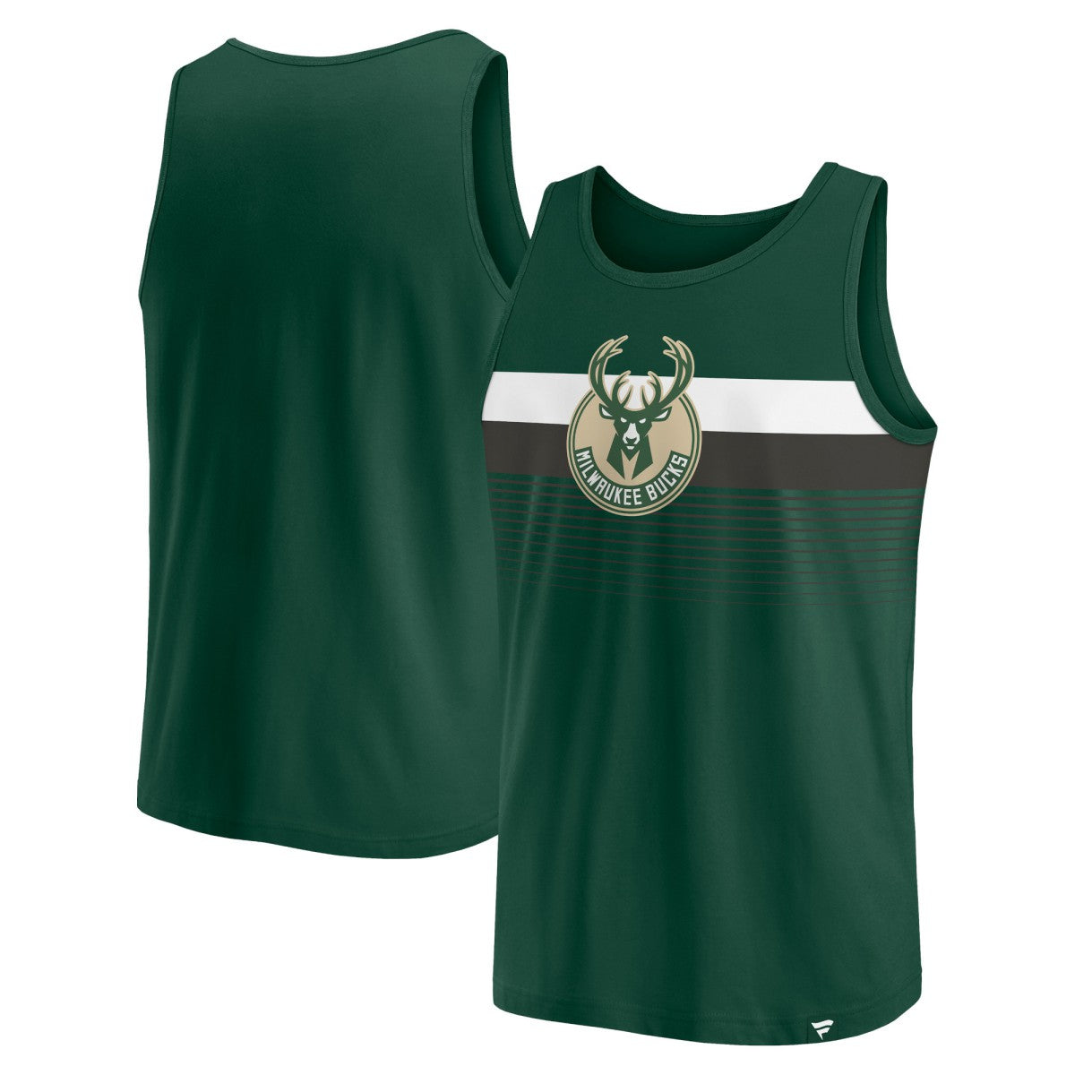 Milwaukee Bucks Wild Game Tank Top Hunter Green - NBA