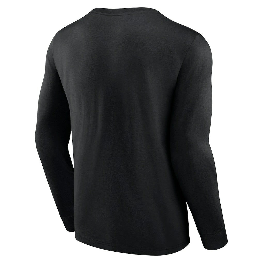 Brooklyn Nets Baseline Long Sleeve T-Shirt Black - NBA