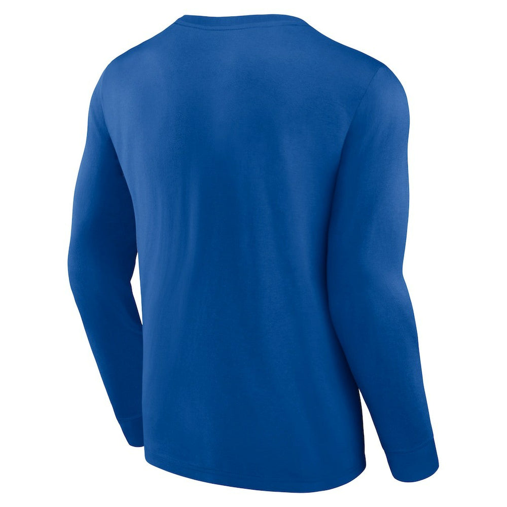 Golden State Warriors Baseline Long Sleeve T-Shirt Royal - NBA