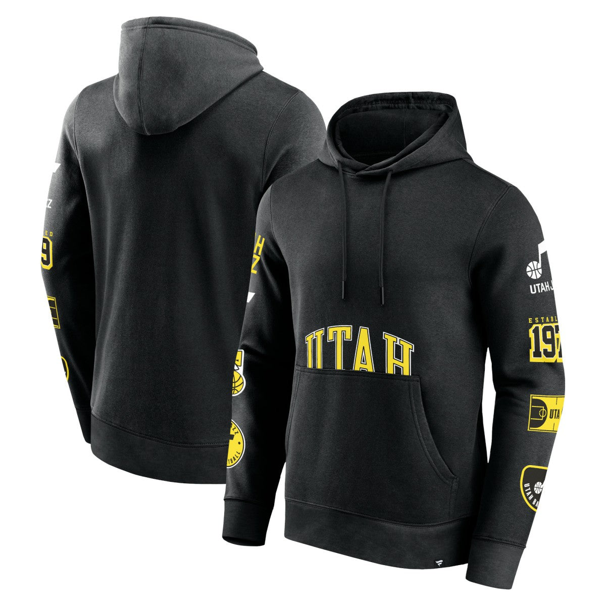 Utah Jazz Home Court Pullover Hoodie Black - NBA