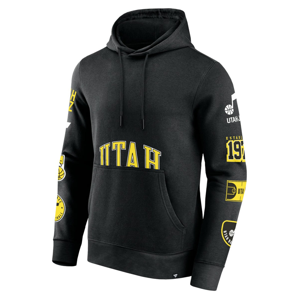 Utah Jazz Home Court Pullover Hoodie Black - NBA