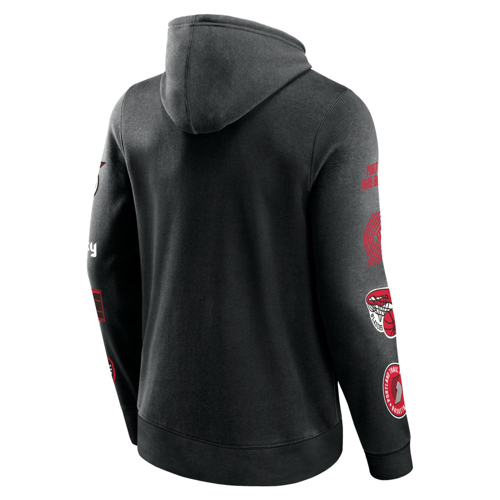 Portland Trail Blazers Home Court Pullover Hoodie Black - NBA