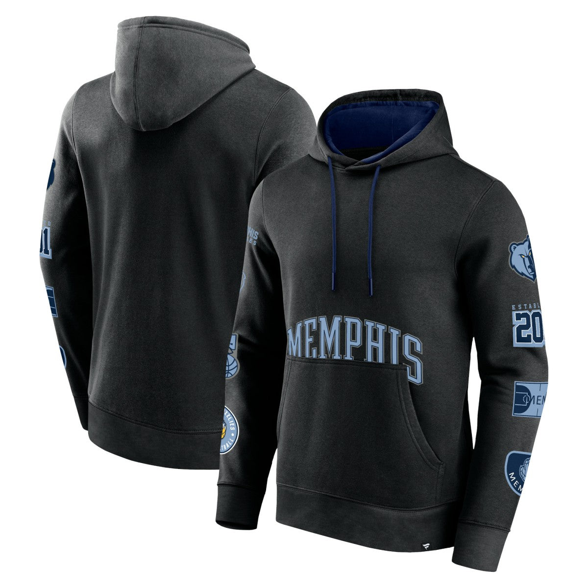 Memphis Grizzlies Home Court Pullover Hoodie Black - NBA
