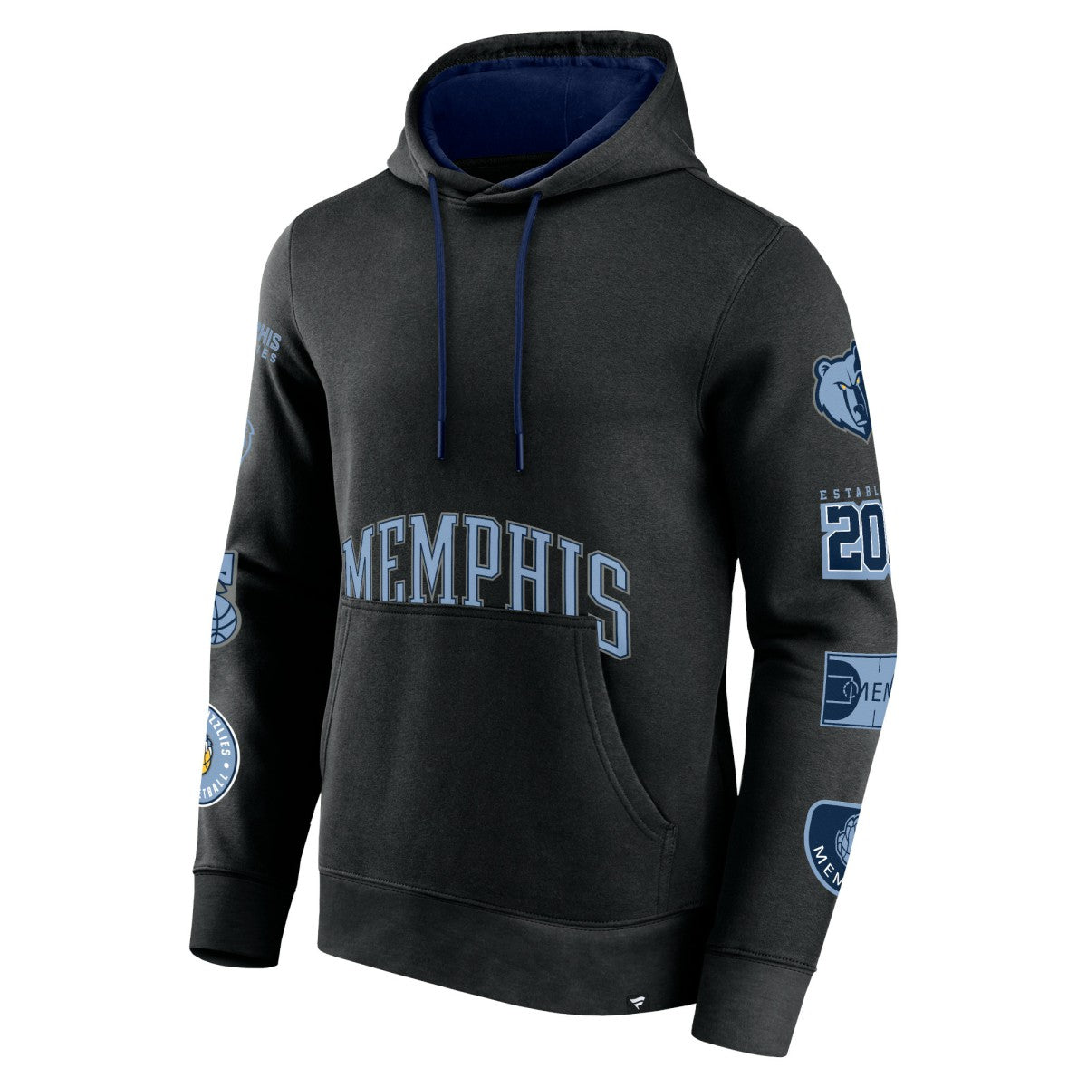 Memphis Grizzlies Home Court Pullover Hoodie Black - NBA