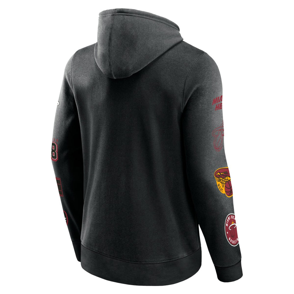 Miami Heat Home Court Pullover Hoodie Black - NBA