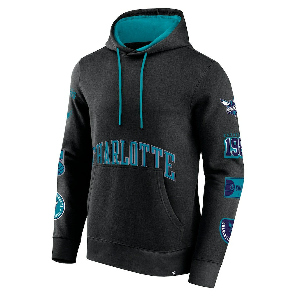 Charlotte Hornets Home Court Pullover Hoodie Black - NBA