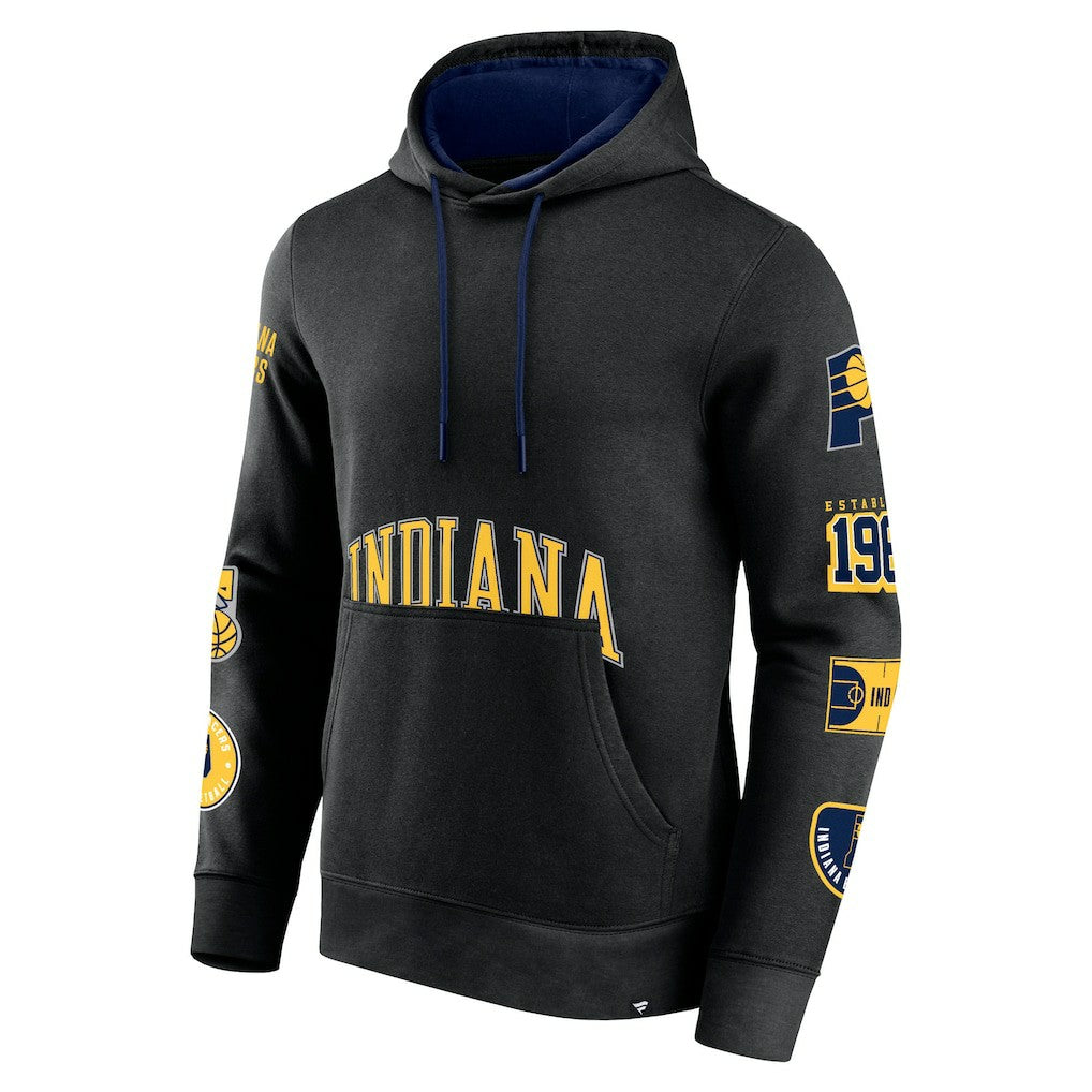 Indiana Pacers Home Court Pullover Hoodie Black - NBA