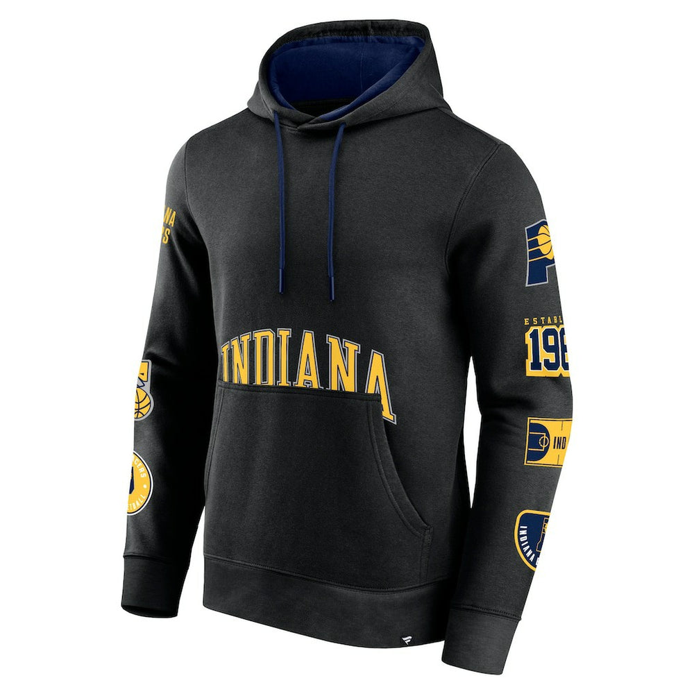 Indiana Pacers Home Court Pullover Hoodie Black - NBA