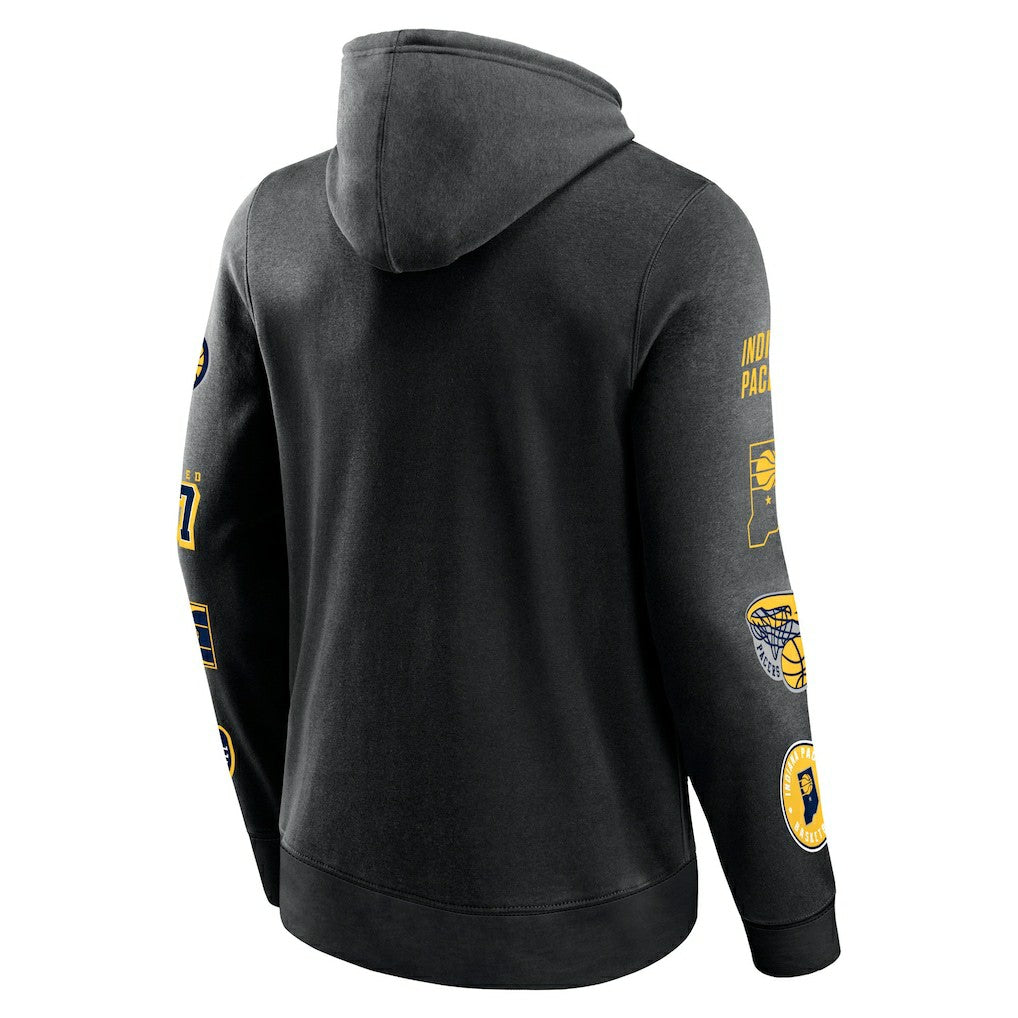 Indiana Pacers Home Court Pullover Hoodie Black - NBA