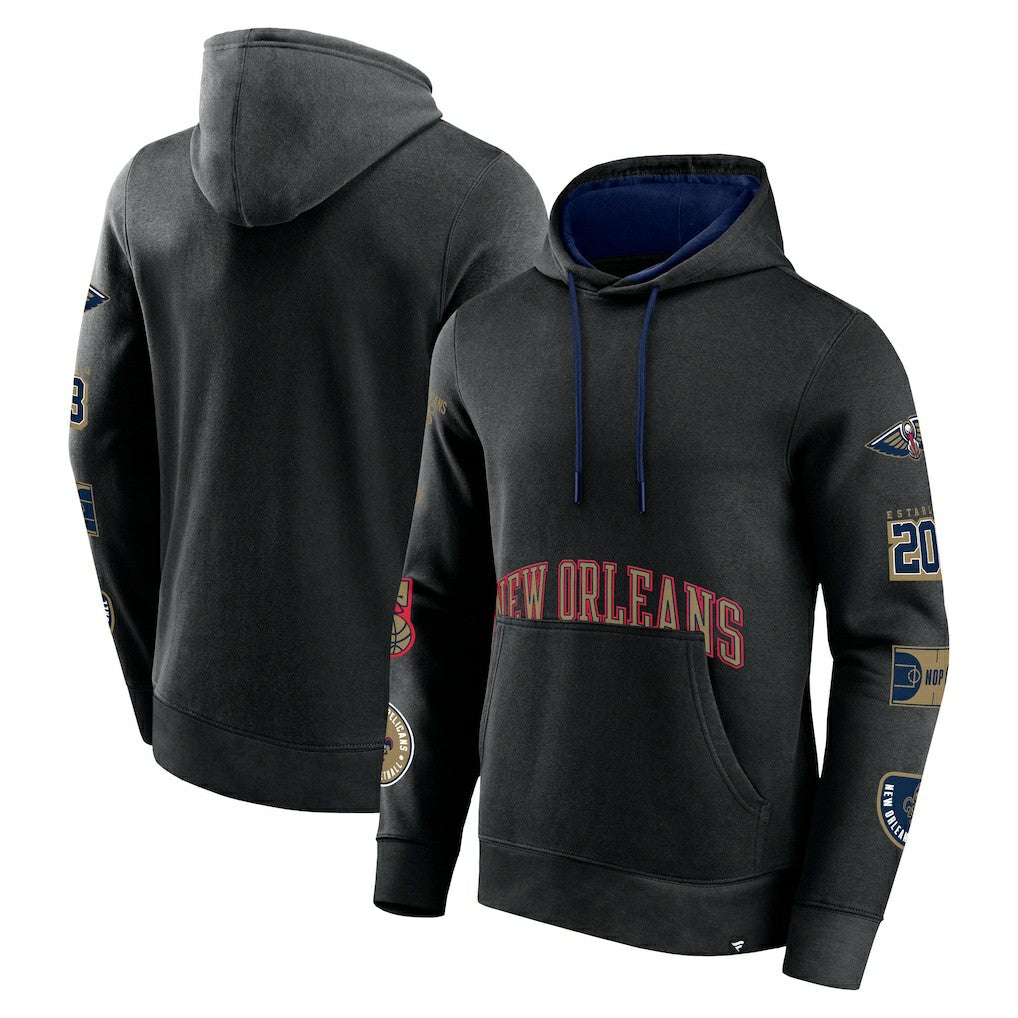 New Orleans Pelicans Home Court Pullover Hoodie Black - NBA