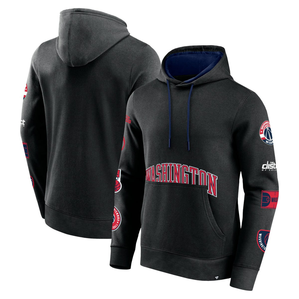 Washington Wizards Home Court Pullover Hoodie Black - NBA