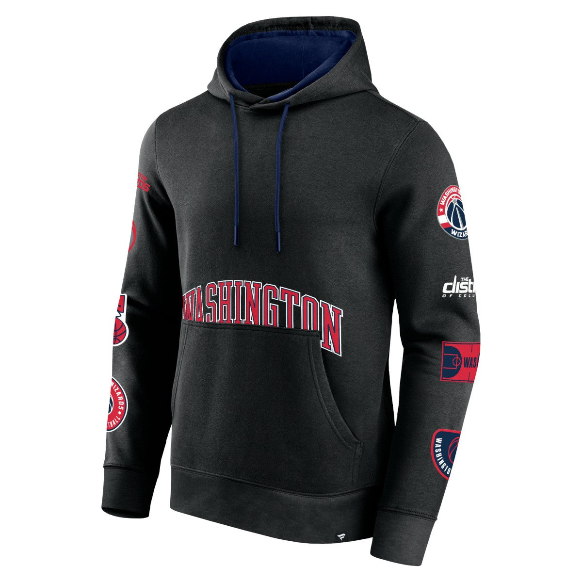 Washington Wizards Home Court Pullover Hoodie Black - NBA