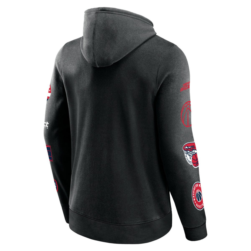 Washington Wizards Home Court Pullover Hoodie Black - NBA