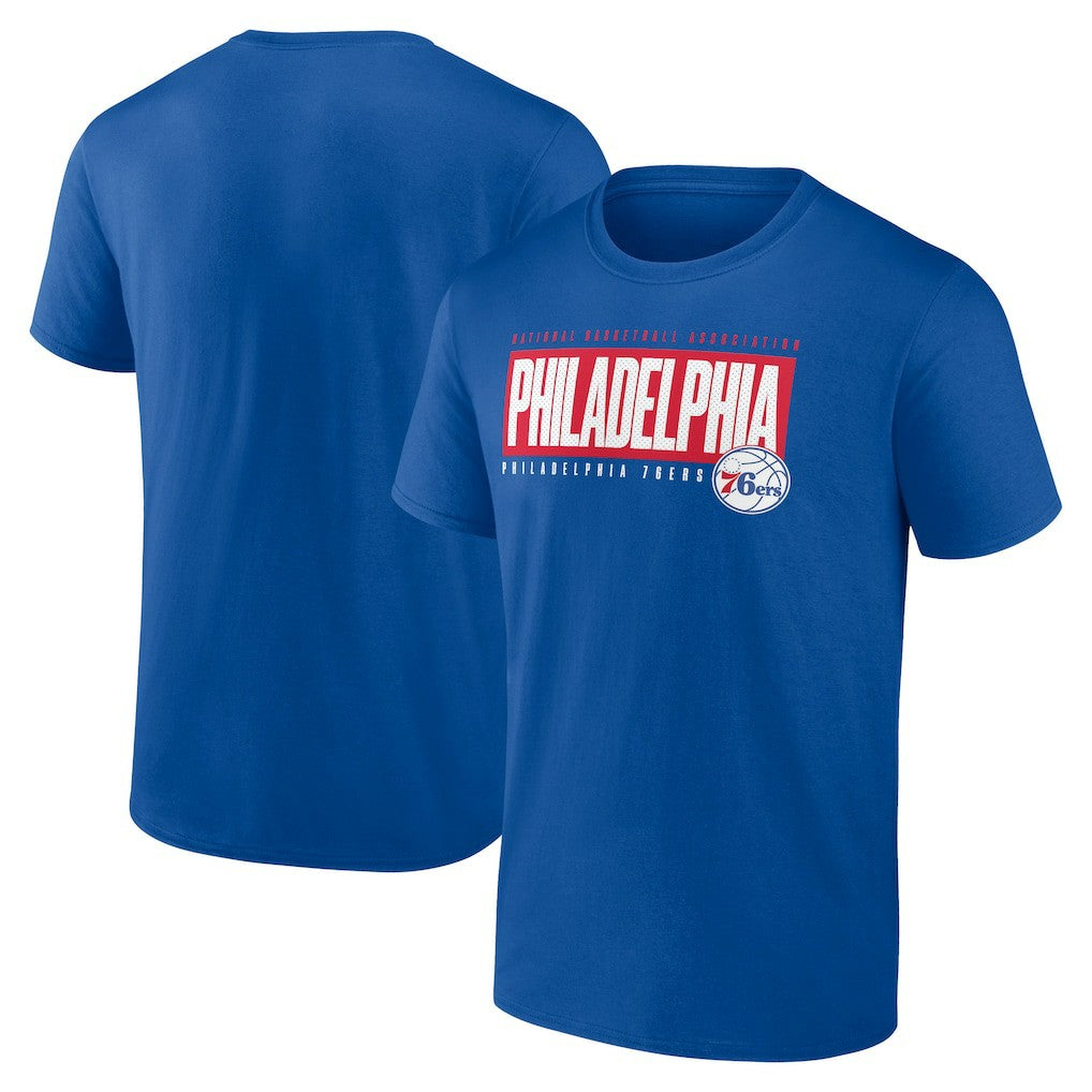 Philadelphia 76ers Box Out T-Shirt Royal - NBA
