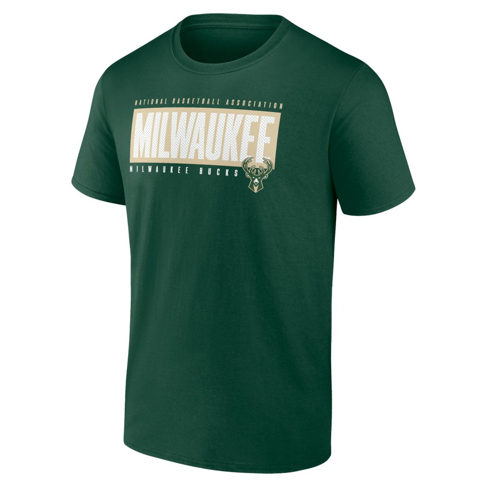 Milwaukee Bucks Box Out T-Shirt Hunter Green - NBA