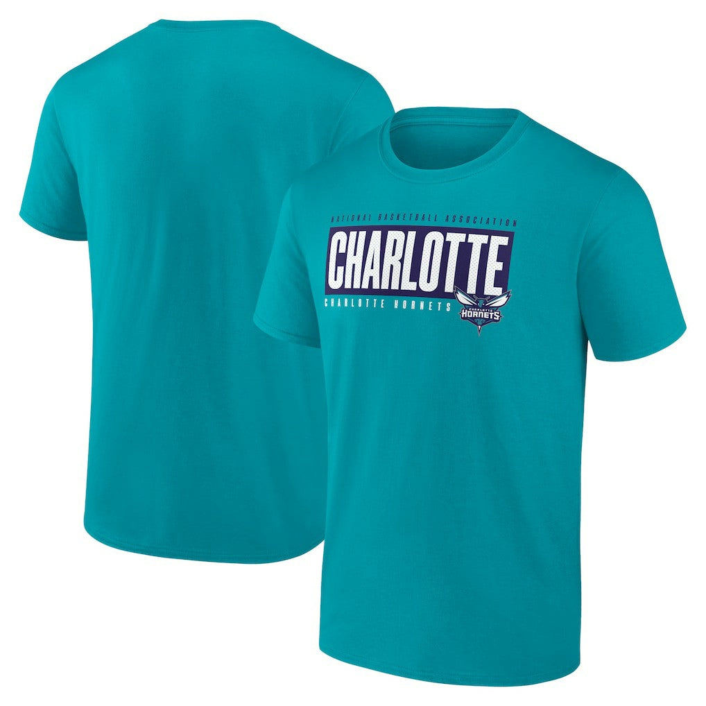 Charlotte Hornets Box Out T-Shirt Teal - NBA