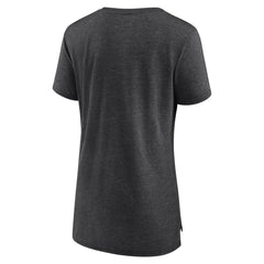 Miami Heat Women's League Leader Tri-Blend T-Shirt Heather Charcoal - NBA