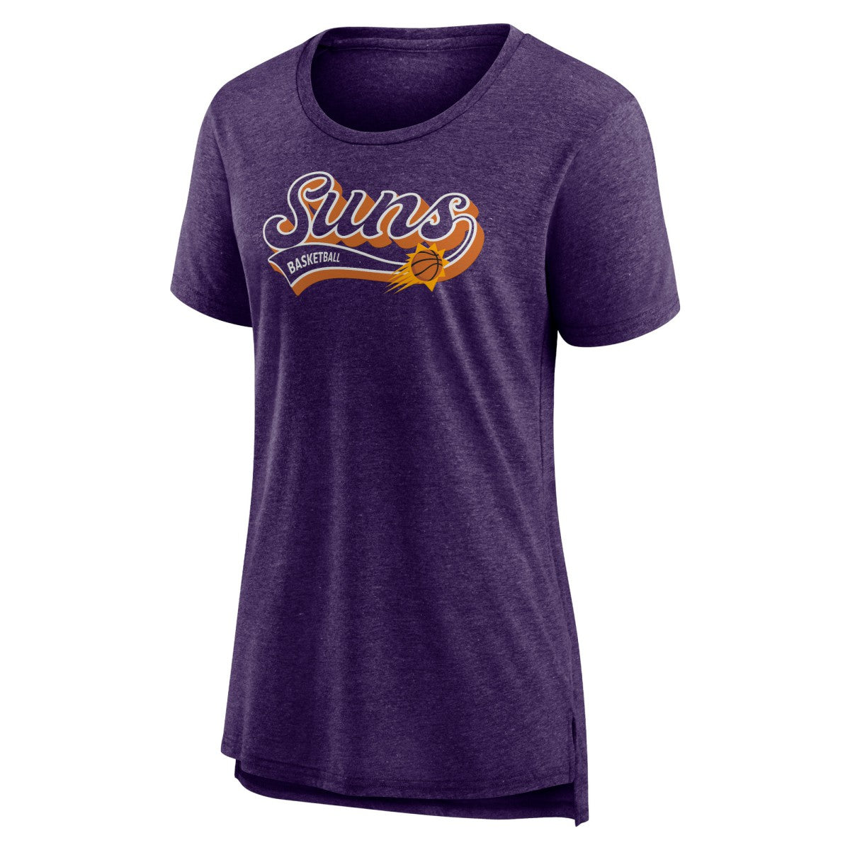 Phoenix Suns Women's League Leader Tri-Blend T-Shirt Heather Purple - NBA
