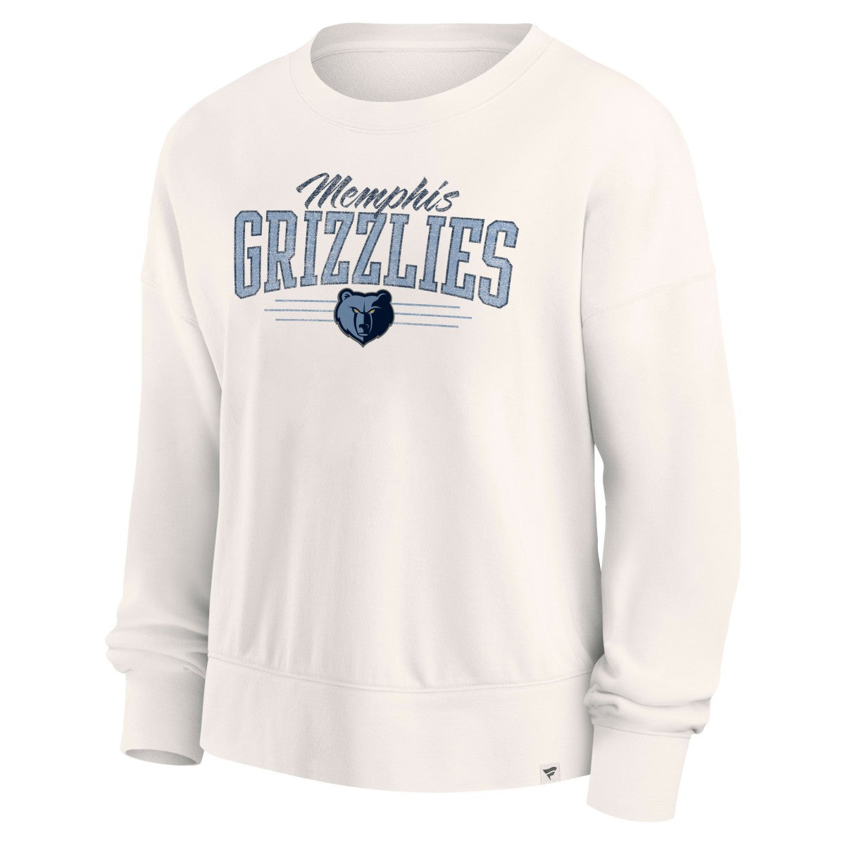 Memphis Grizzlies Women's Close the Game Pullover Sweatshirt Cream - NBA