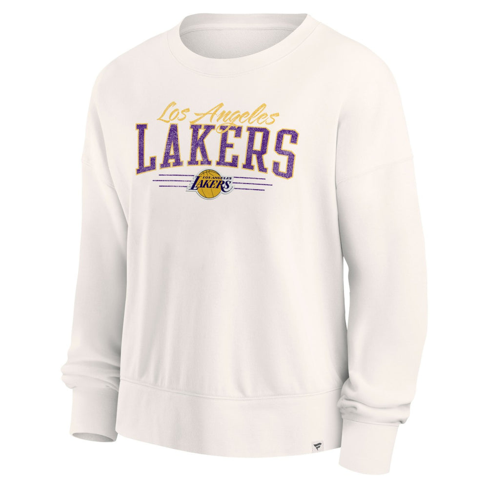 Los Angeles Lakers Women's Close the Game Pullover Sweatshirt Cream - NBA