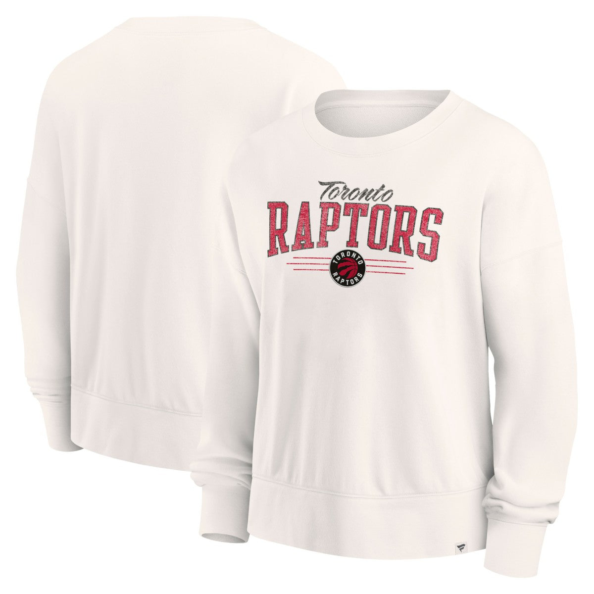 Toronto Raptors Women's Close the Game Pullover Sweatshirt Cream - NBA