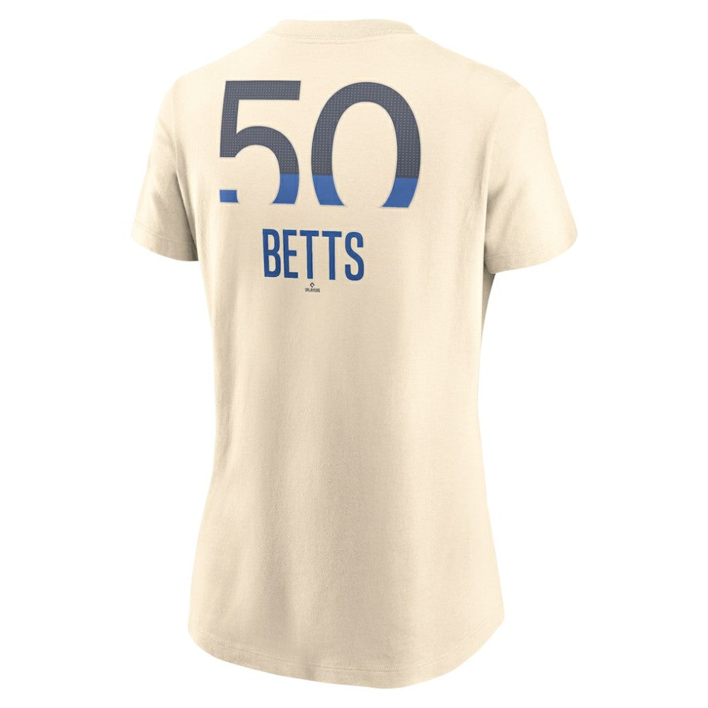 Mookie Betts Los Angeles Dodgers Nike Women's 2024 City Connect Fuse Name & Number T-Shirt - MLB