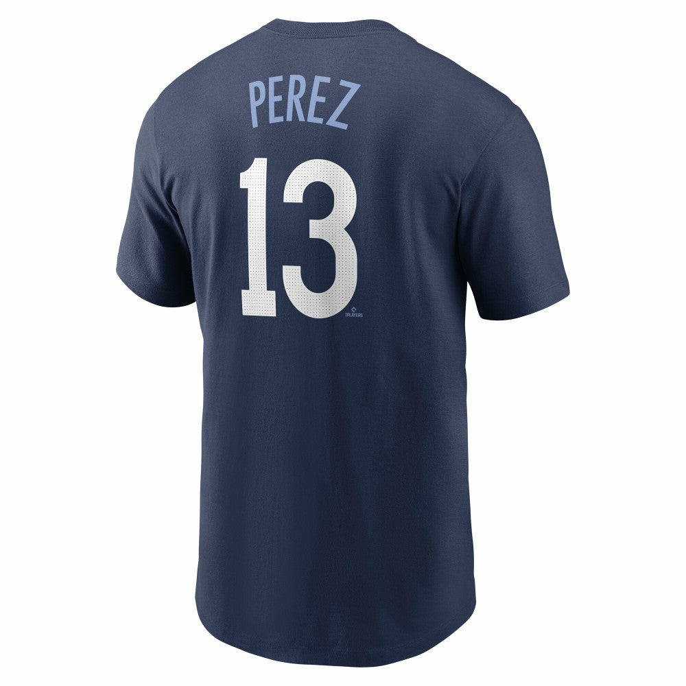 Salvador Perez Kansas City Royals Nike 2024 City Connect Fuse Name & Number T-Shirt - MLB