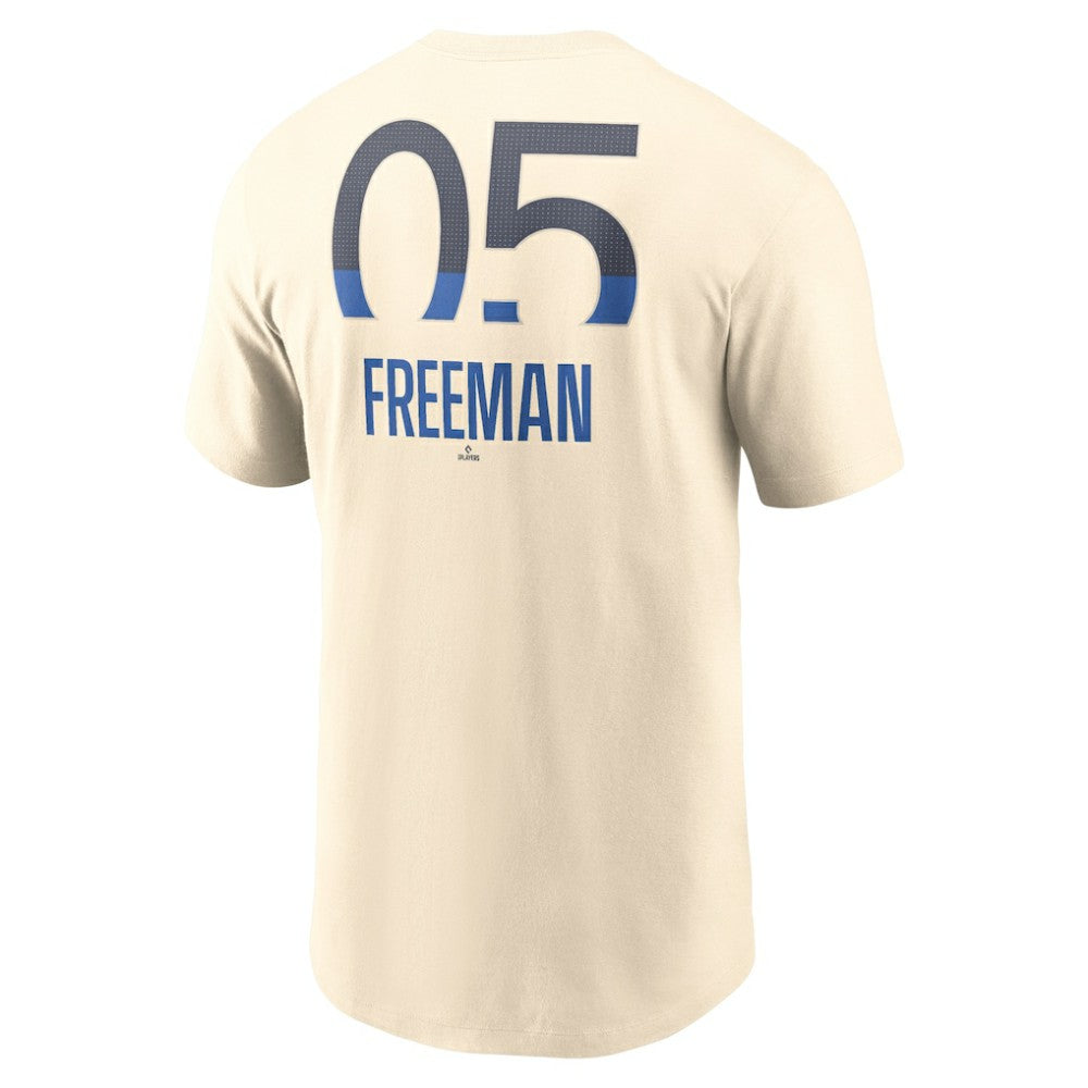 Freddie Freeman Los Angeles Dodgers Nike 2024 City Connect Fuse Name & Number T-Shirt - MLB