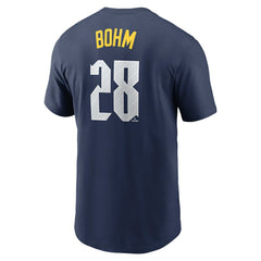 Alec Bohm Philadelphia Phillies Nike 2024 City Connect Fuse Name & Number T-Shirt - MLB