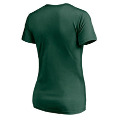 Milwaukee Bucks Women's Mascot In Bounds V-Neck T-Shirt Hunter Green - NBA
