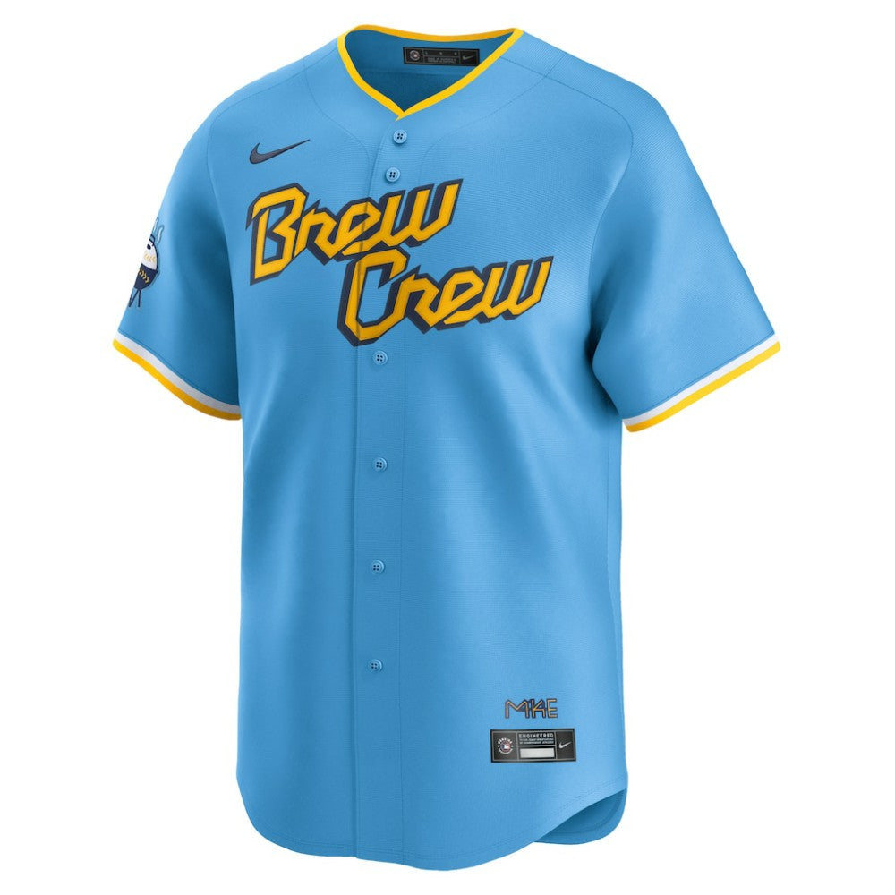 Christian Yelich Milwaukee Brewers Nike City Connect Limited Player Jersey - MLB