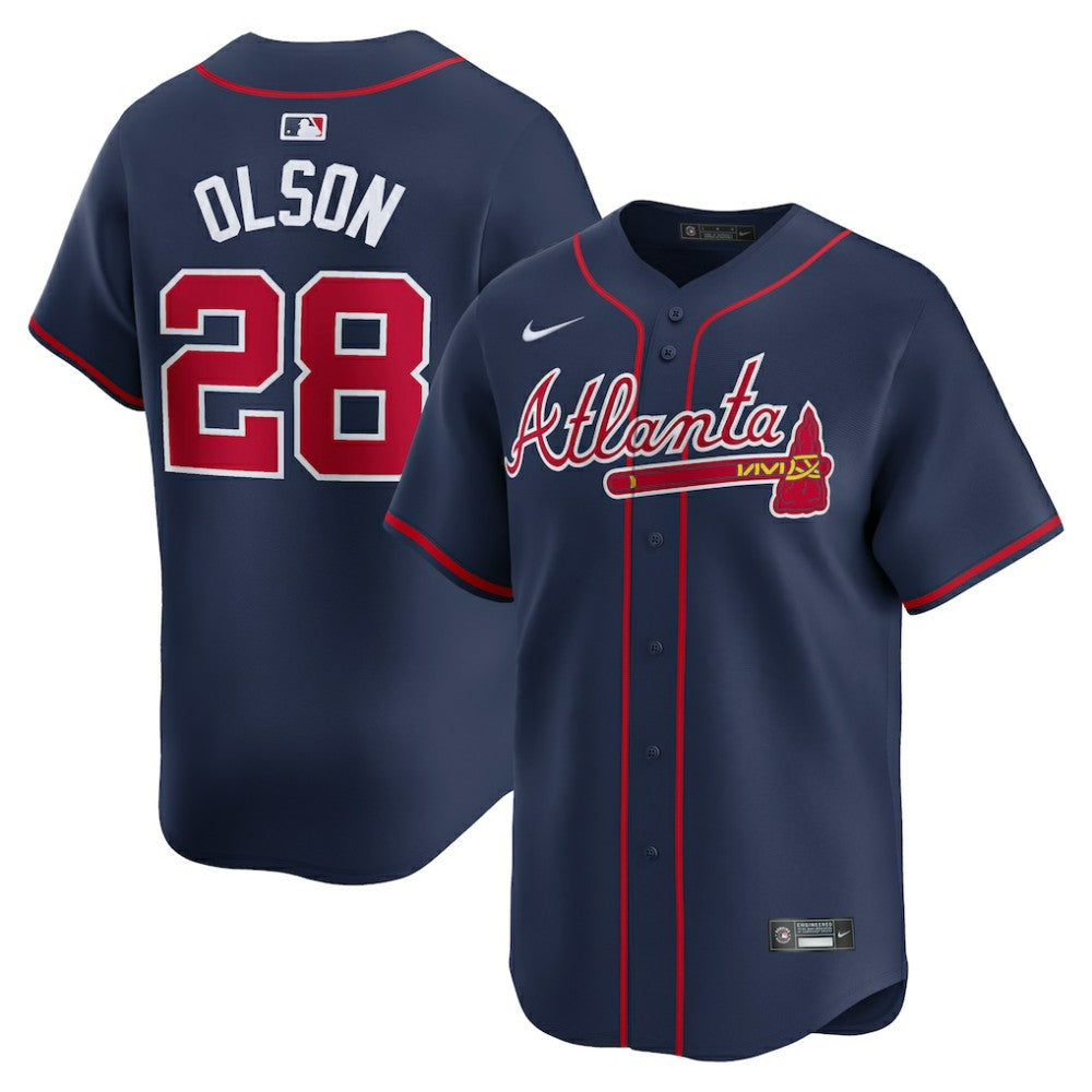 Matt Olson Atlanta Braves Nike Alternate Limited Player Jersey - MLB