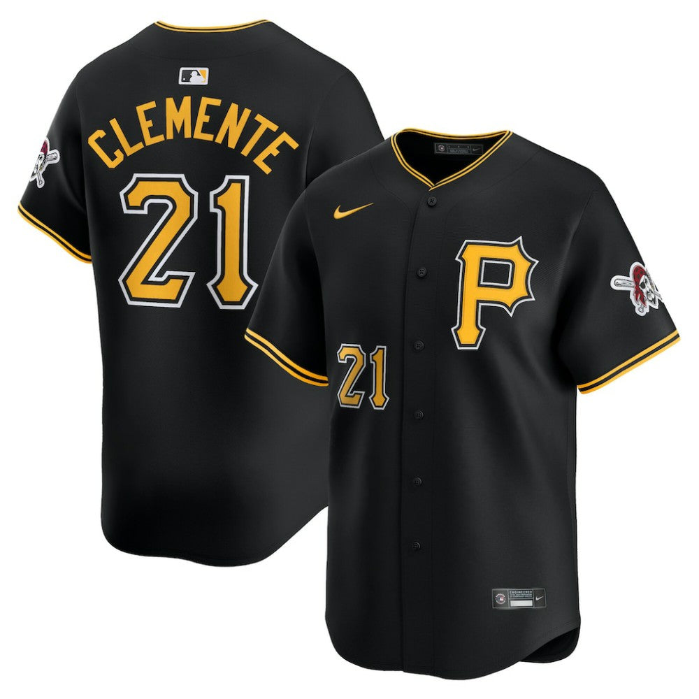 Roberto Clemente Pittsburgh Pirates Nike Alternate Limited Jersey - MLB