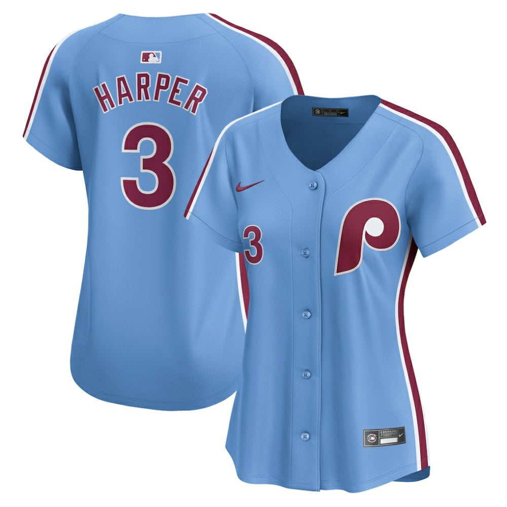 Bryce Harper Philadelphia Phillies Nike Women's Alternate Limited Player Jersey - MLB