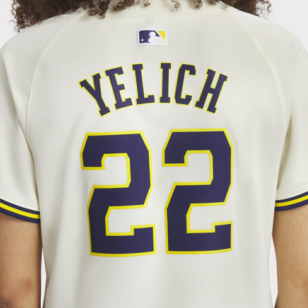 Christian Yelich Milwaukee Brewers Nike Women's Home Limited Player Jersey - MLB