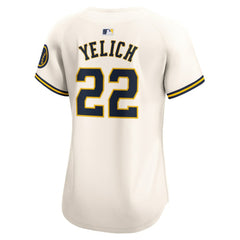 Christian Yelich Milwaukee Brewers Nike Women's Home Limited Player Jersey - MLB