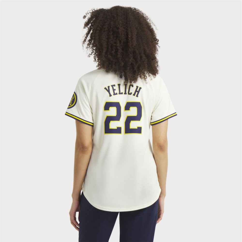 Christian Yelich Milwaukee Brewers Nike Women's Home Limited Player Jersey - MLB