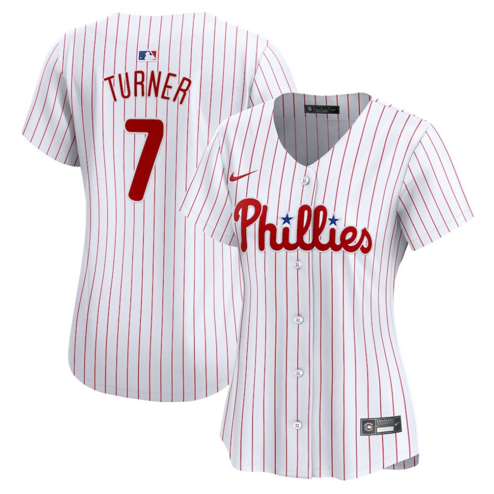 Trea Turner Philadelphia Phillies Nike Women's Home Limited Player Jersey - MLB
