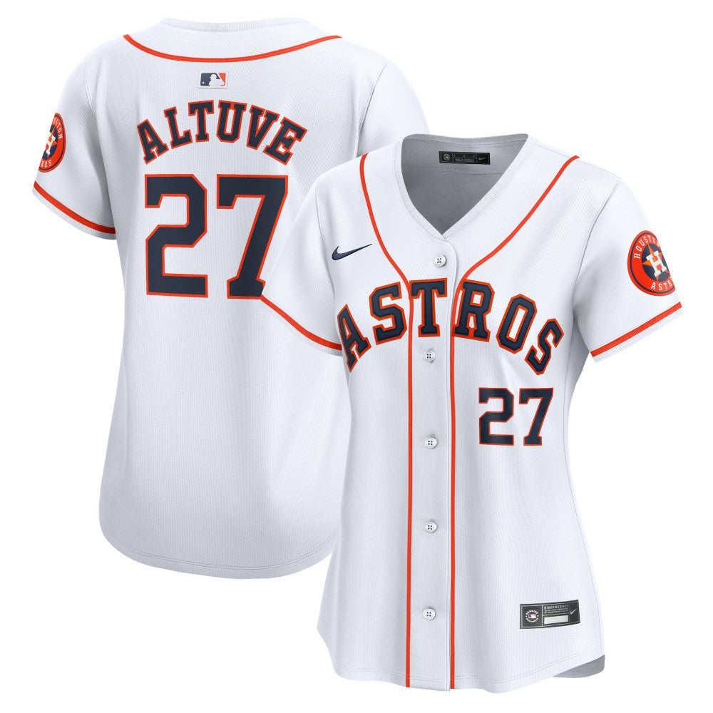 Jose Altuve Houston Astros Nike Women's Home Limited Player Jersey - MLB