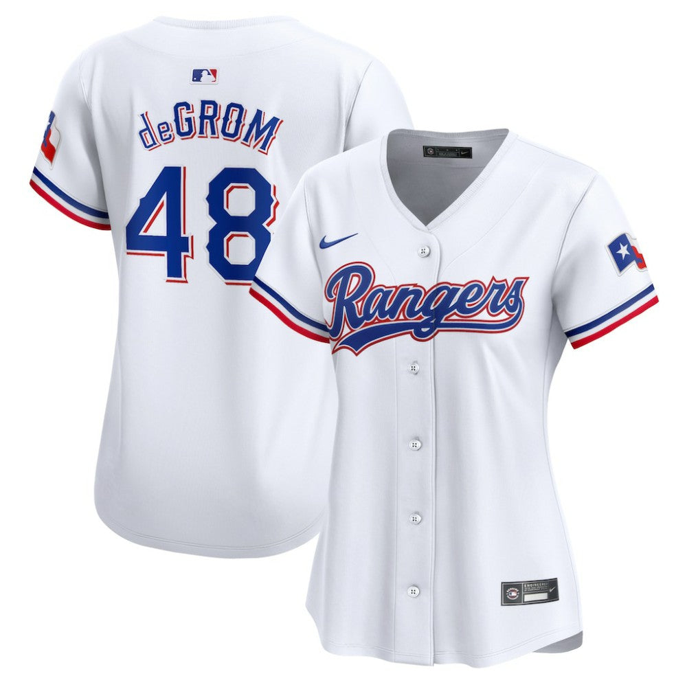 Jacob deGrom Texas Rangers Nike Women's Home Limited Player Jersey - MLB