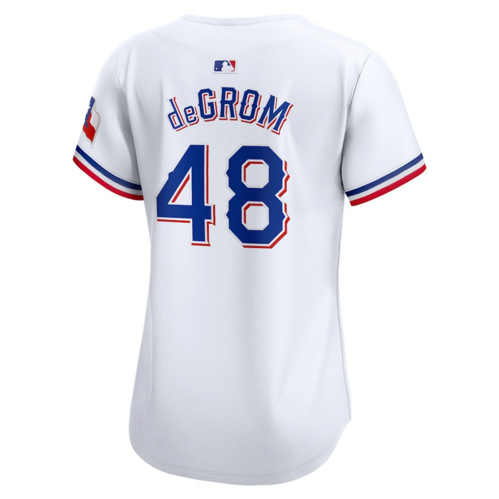 Jacob deGrom Texas Rangers Nike Women's Home Limited Player Jersey - MLB