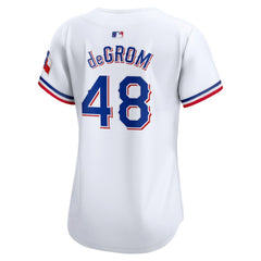 Jacob deGrom Texas Rangers Nike Women's Home Limited Player Jersey - MLB